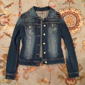 Spiked Jean Jacket